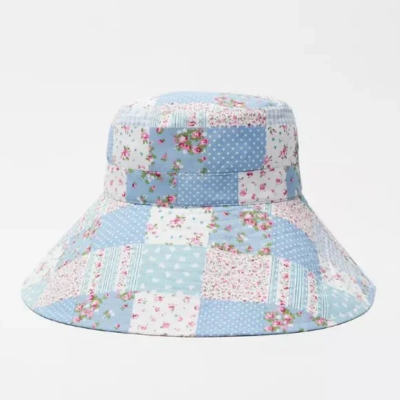 URBAN OUTFITTERS Patchwork Cone Bucket Hat NWT - Picture 2 of 4